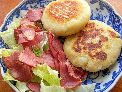 添える物は色々で❤アイルランド風ポテトケーキ♪